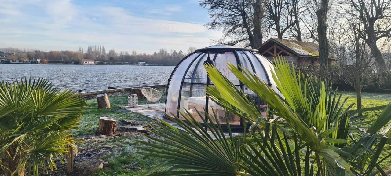 Le Dome Du Lac Ardres Exteriör bild